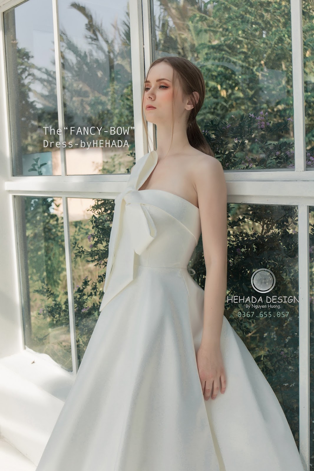 Chân dung váy cưới Fancy Bow V1