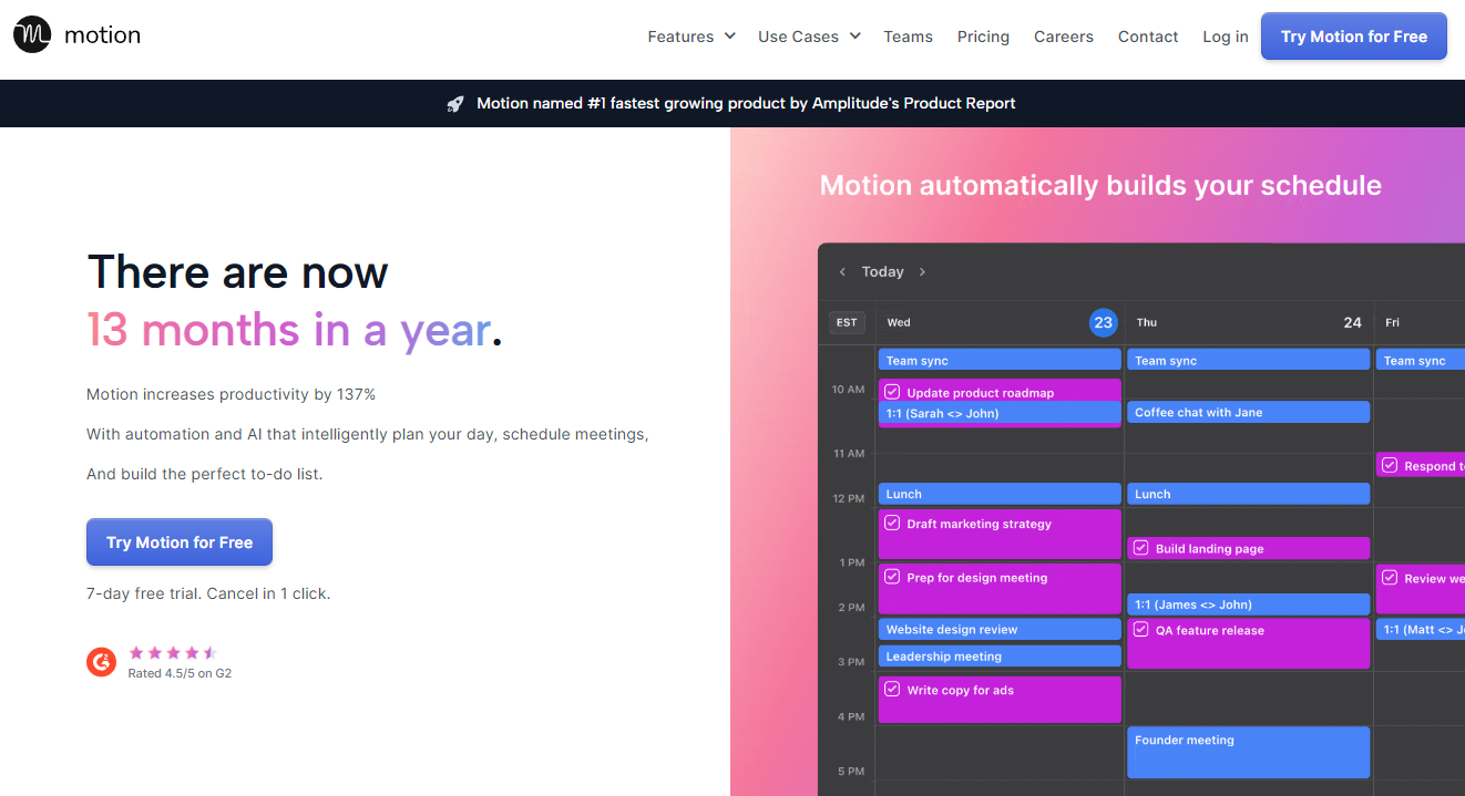 Motion: There are now 13 months in a year