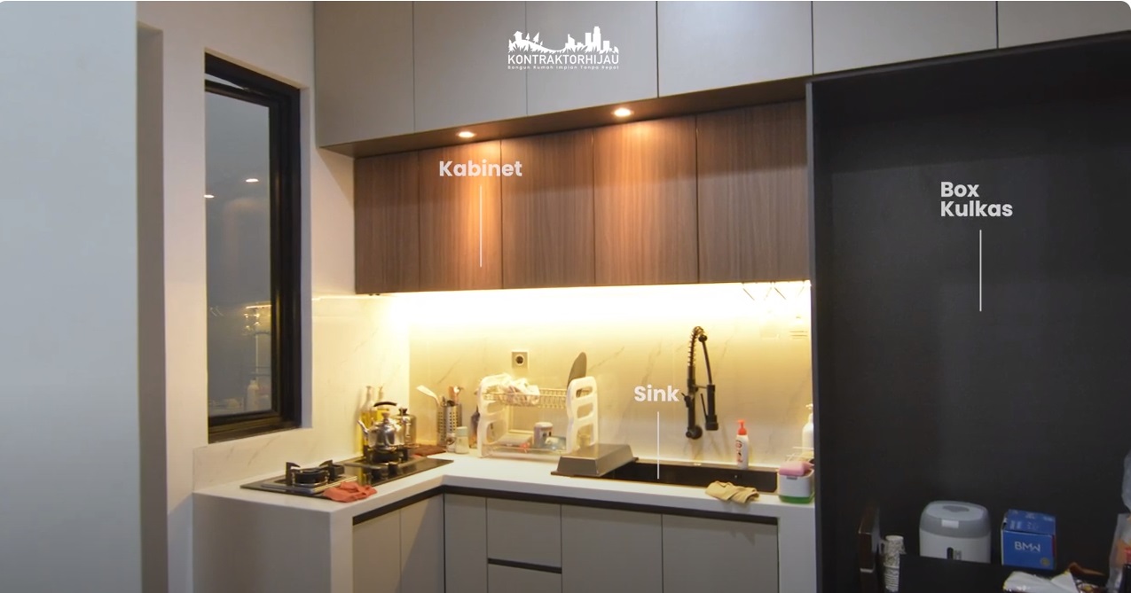 Item-item pada Area Dapur Basah