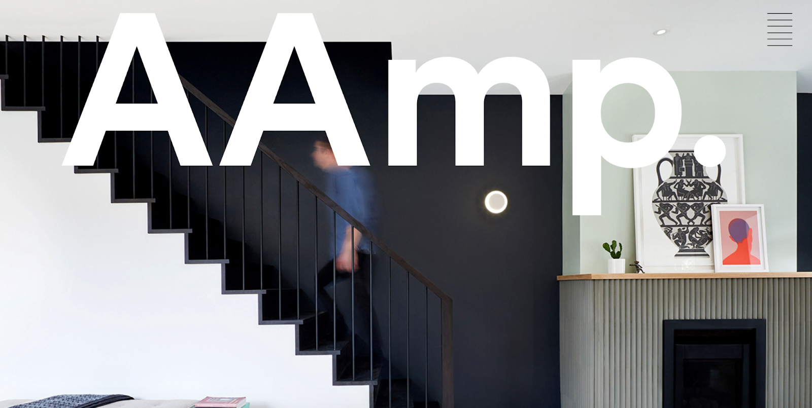 Architecture website example: AAmp Studio