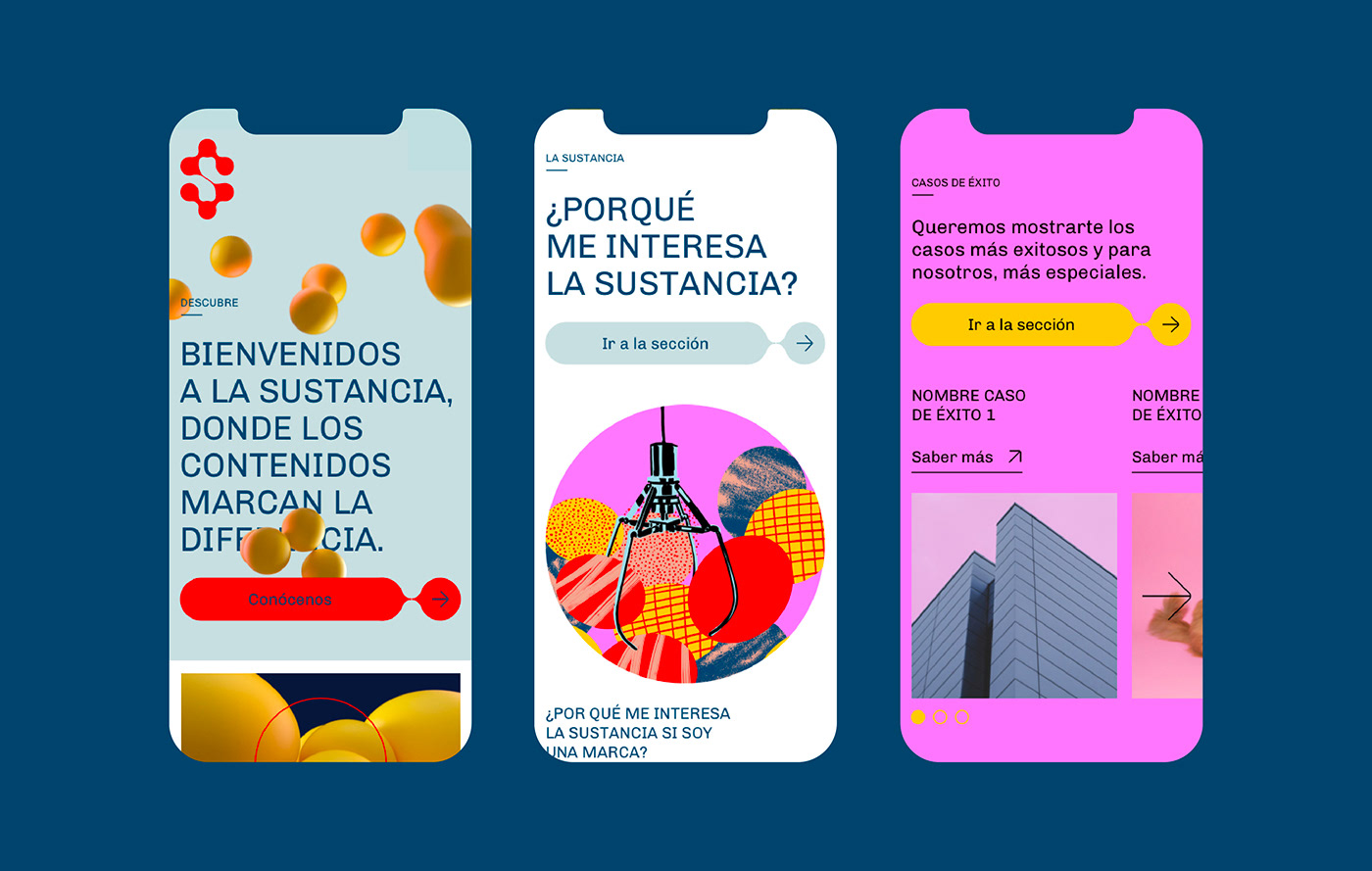 Branding visual identity for the Vasava Studio project of La Sustancia