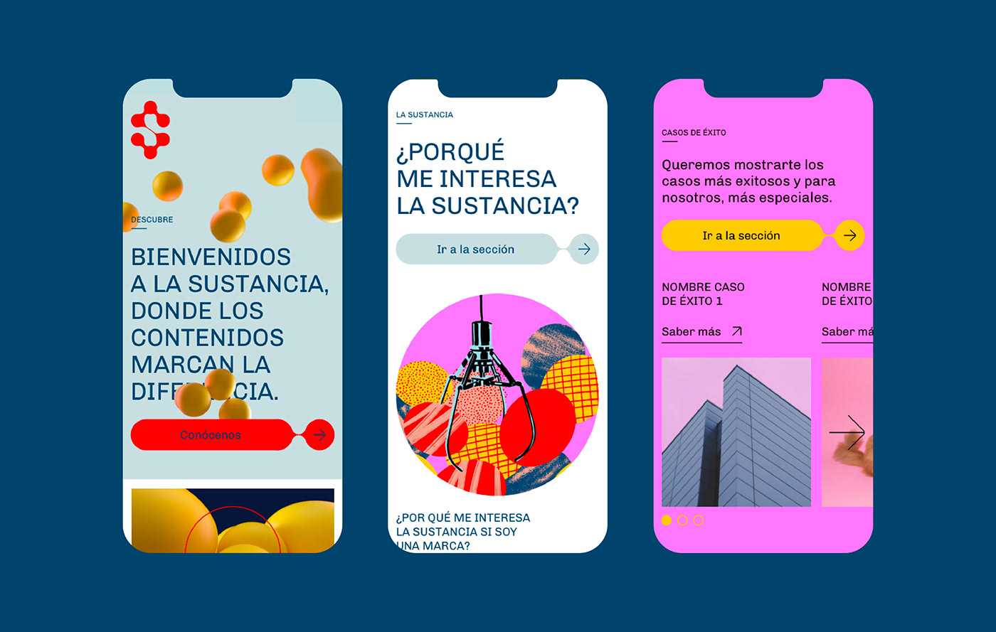 Branding visual identity for the Vasava Studio project of La Sustancia