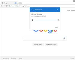 Google Chromecast browser extension casting with audio mirroring