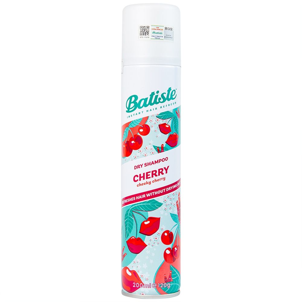 Dầu gội khô Batiste Dry Shampoo #Cherry 
