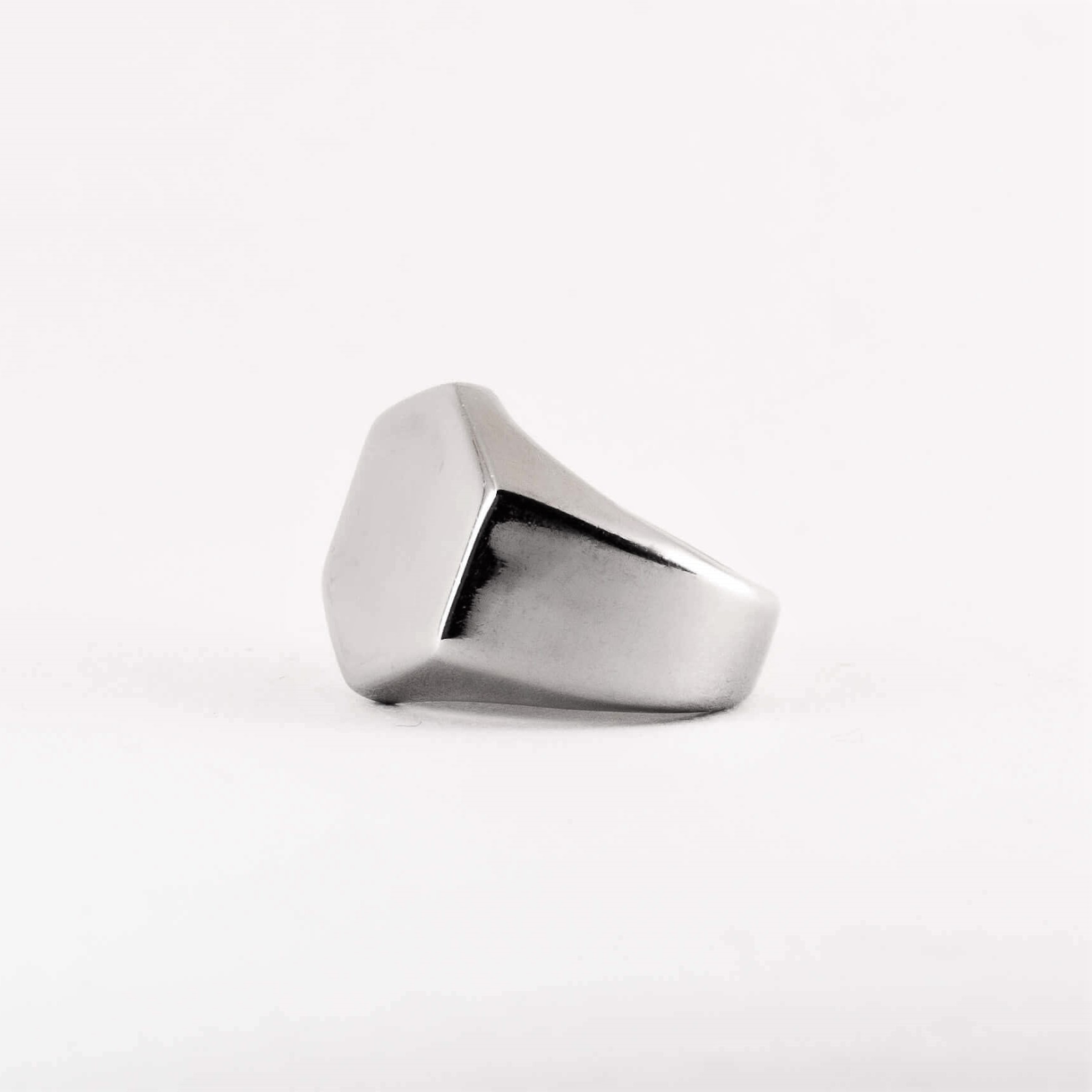 Mens signet ring in silver