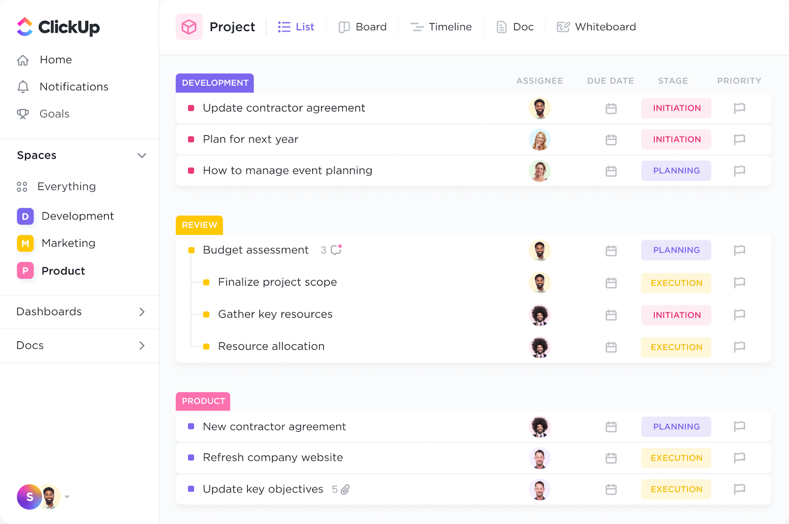 Project Management Tools for ClickUp