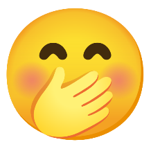 🤭 Face With Hand Over Mouth Emoji | Whoops Emoji