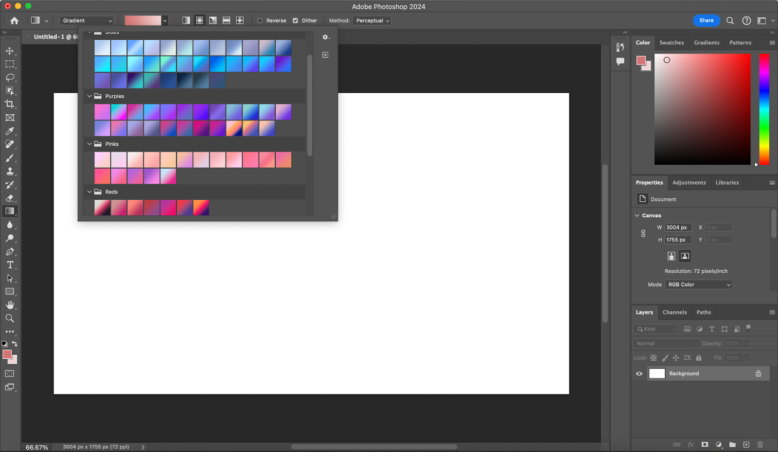 how to make a gradient in Photoshop tutorial 