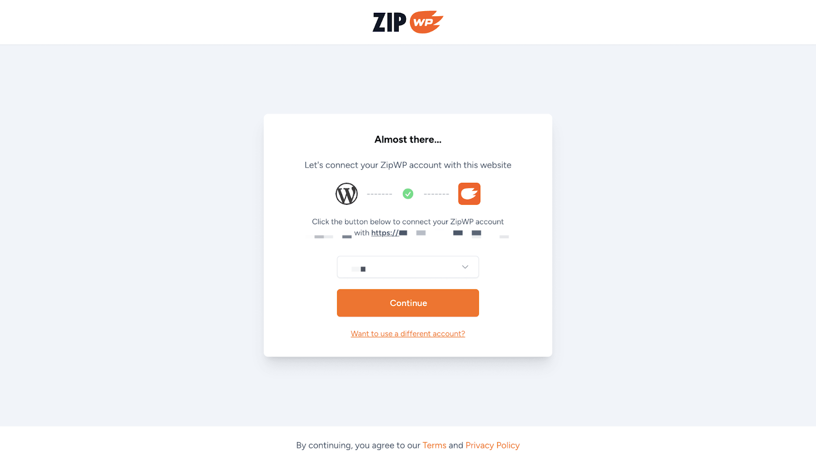 Connect ZipWP with your website
