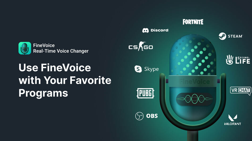 FineShare FineVoice is Ai voice enhancement tool for podcasters and gamers (dubbing tool)