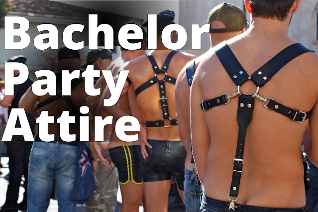 A bachelor party attire