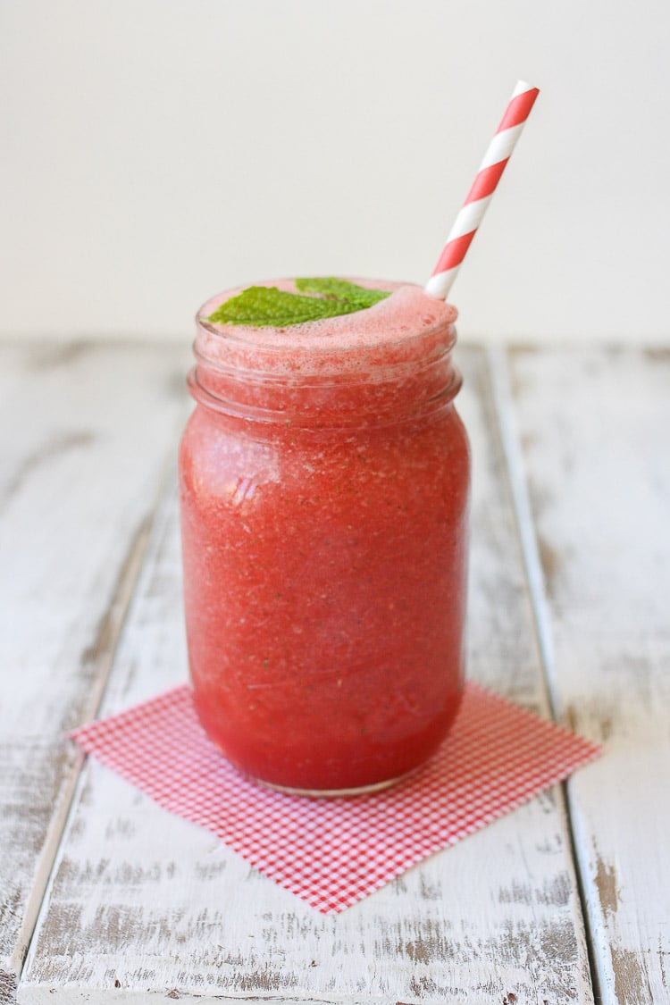 watermelon mint coffee cooler