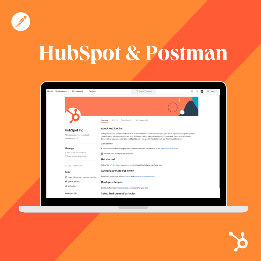 Postman/HubSpot header img