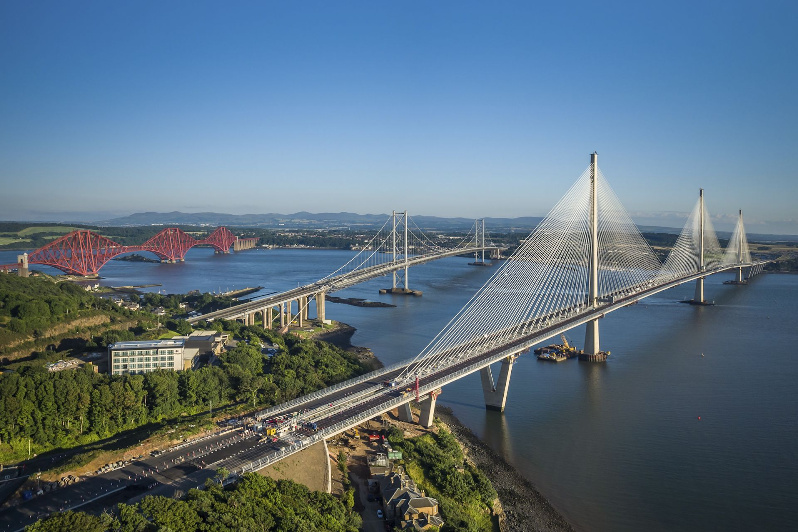 View of Queensferry Crossing, United Kingdom