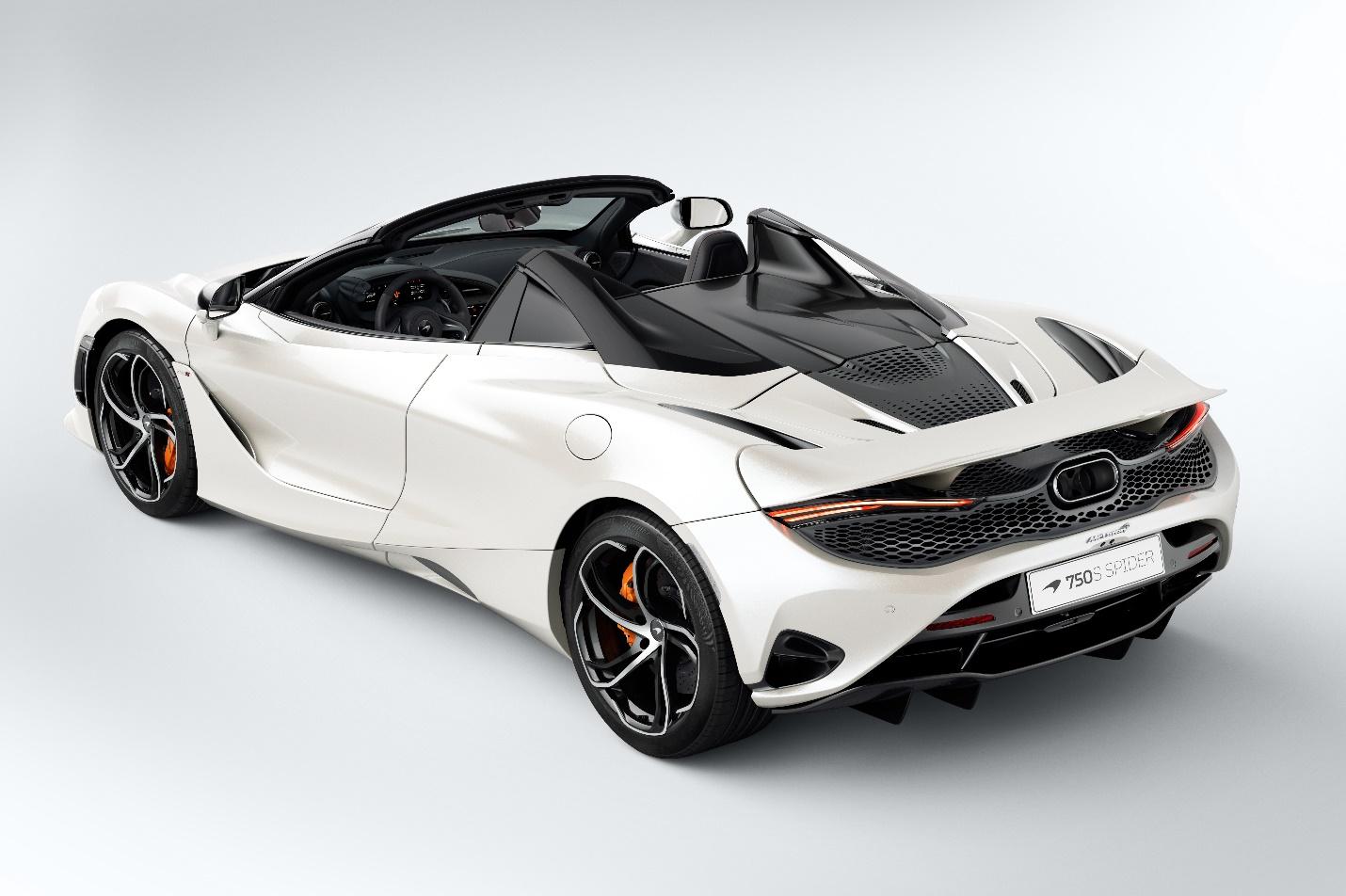A white sports car with black roof

Description automatically generated