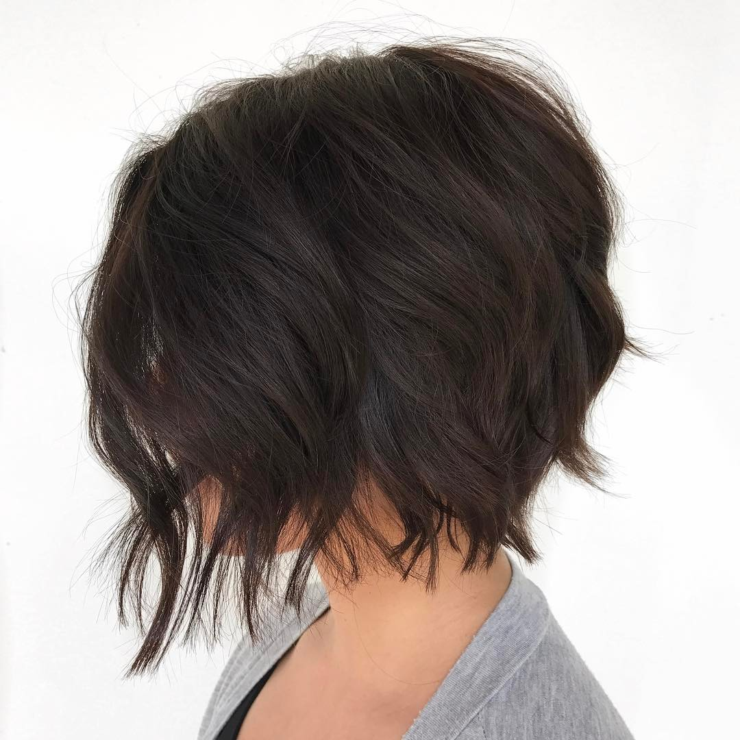  Textured Waves Short Shag Haircuts