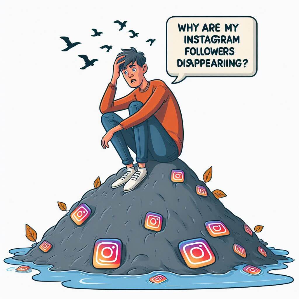 Por que os seguidores do Instagram diminuem