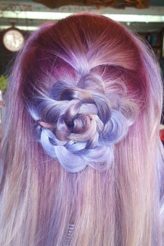 21 Pretty Rose Hairstyles for Long Hair - Ideas from Daily to Special Occasion