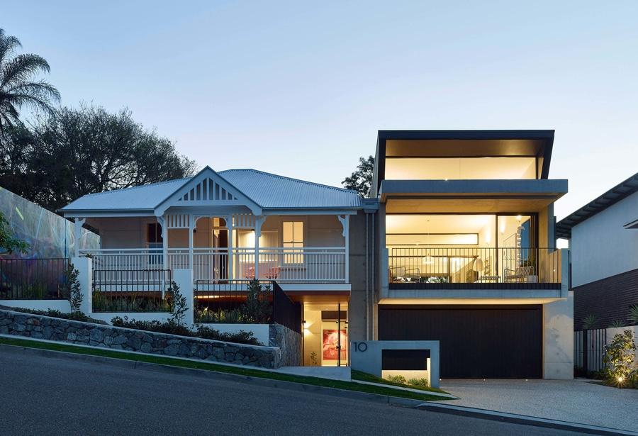 Una extensión contemporánea fue añadida a esta casa en Brisbane, Australia  - Brisbane QLD, Australia