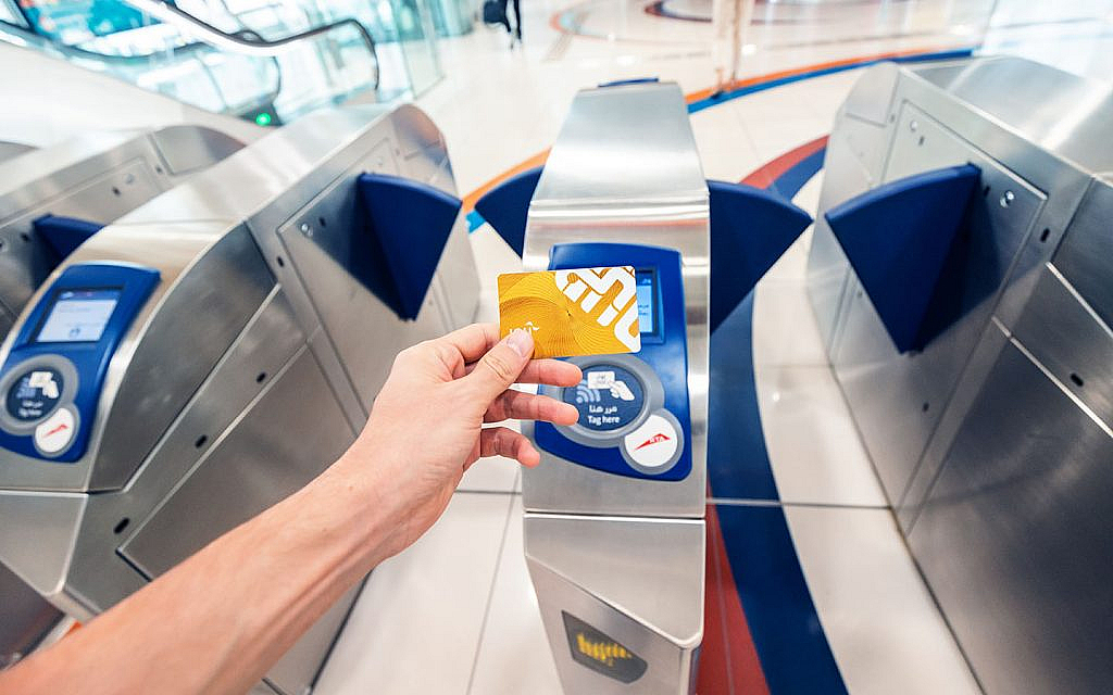 Nol card to pay fare on Dubai public transport
