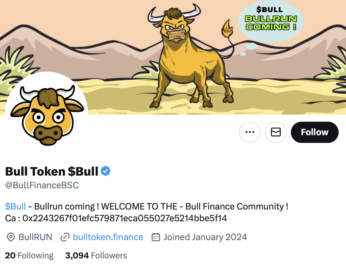Bull Token up 140%, new meme coin will likely follow - 3
