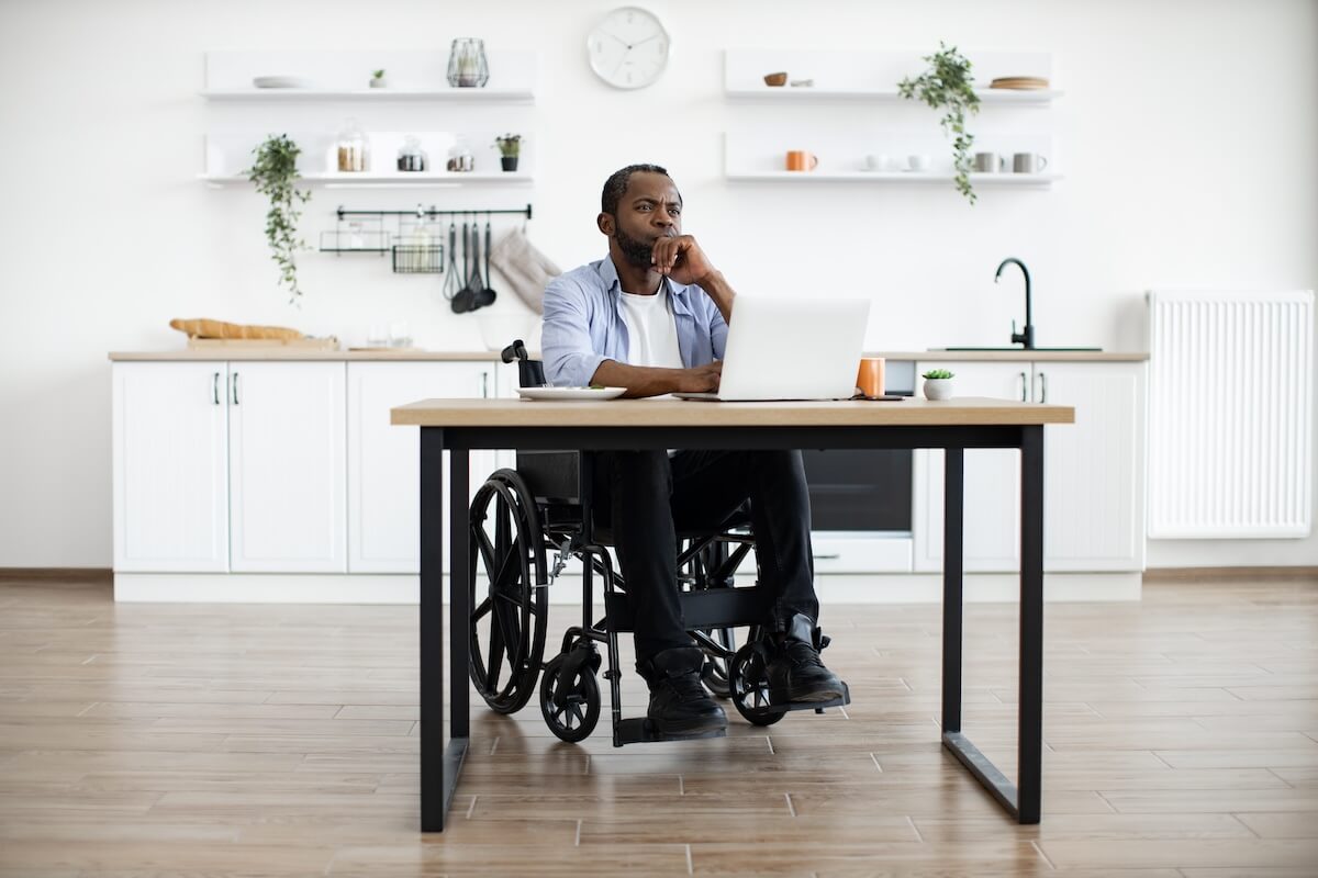 ADA reasonable accommodation checklist: employee in a wheelchair