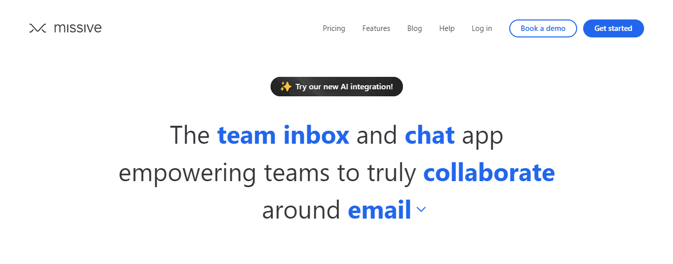 Missive: Best for team collaboration.