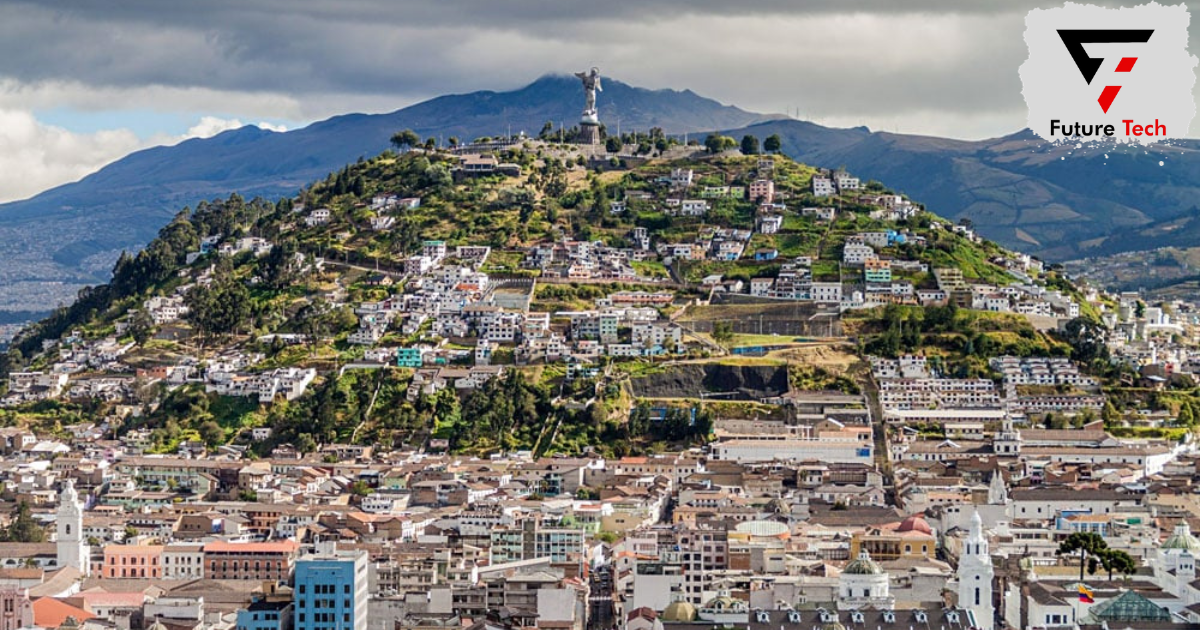 The city of Quito in Ecuador