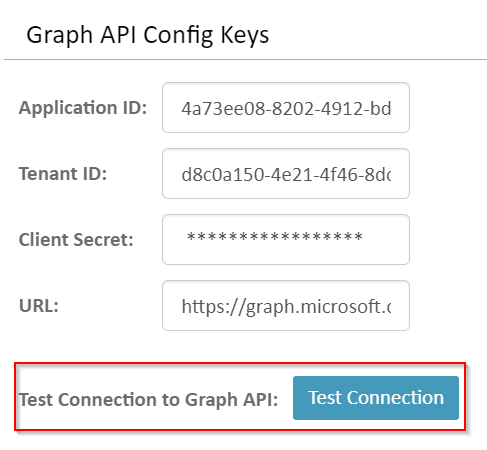 Graph API Config Keys