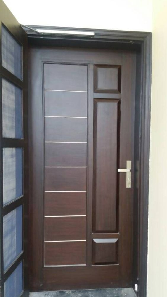 Glazed main door design