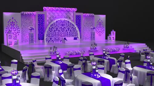 Wedding stage decoration theme