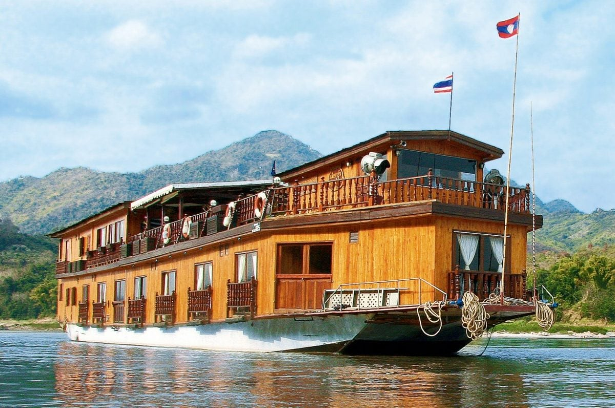 Du thuyền Thái Lan trên sông Mekong đến Lào