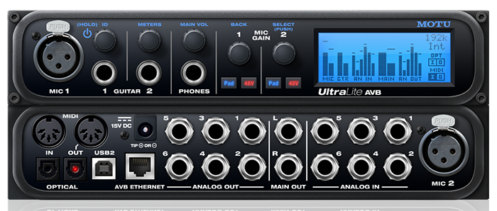 MOTU UltraLite AVB Audio Interface