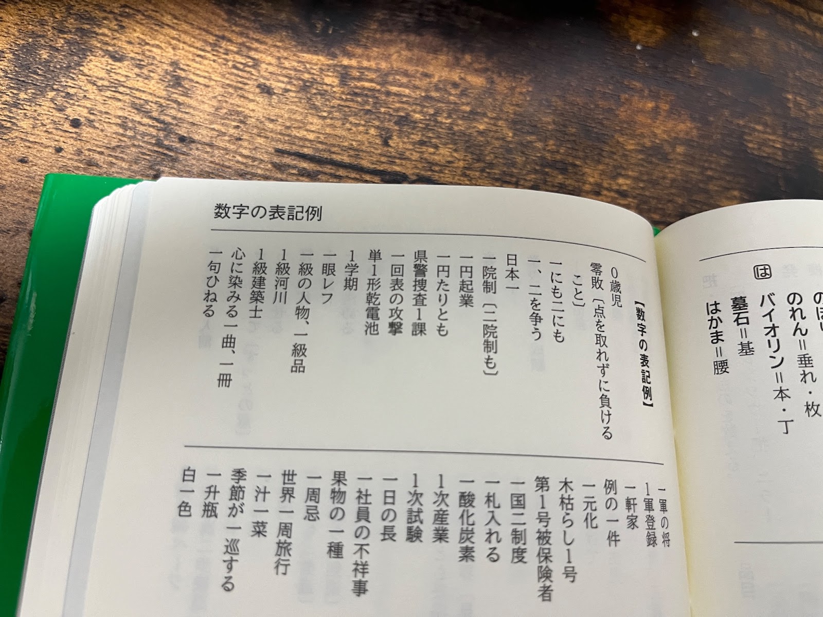 記者ハンドブックには具体的な数字の表記例が記載されている