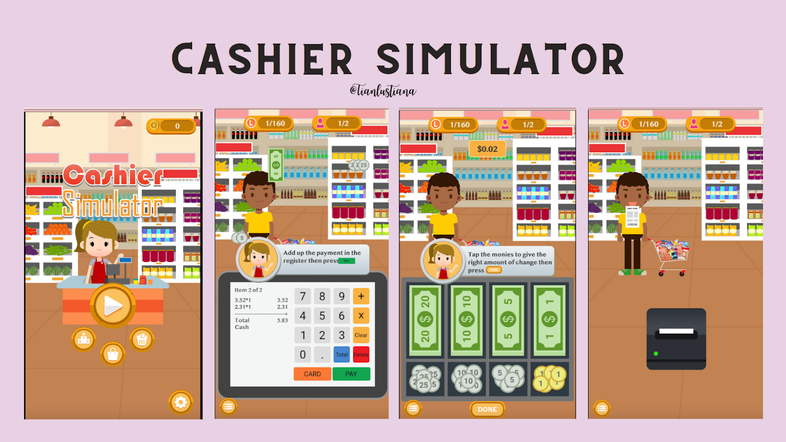 Игра cashier simulator