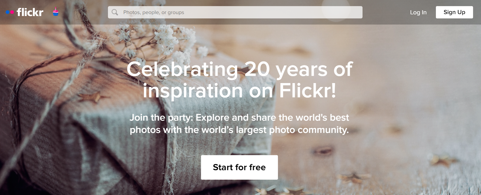 flickr.com interface