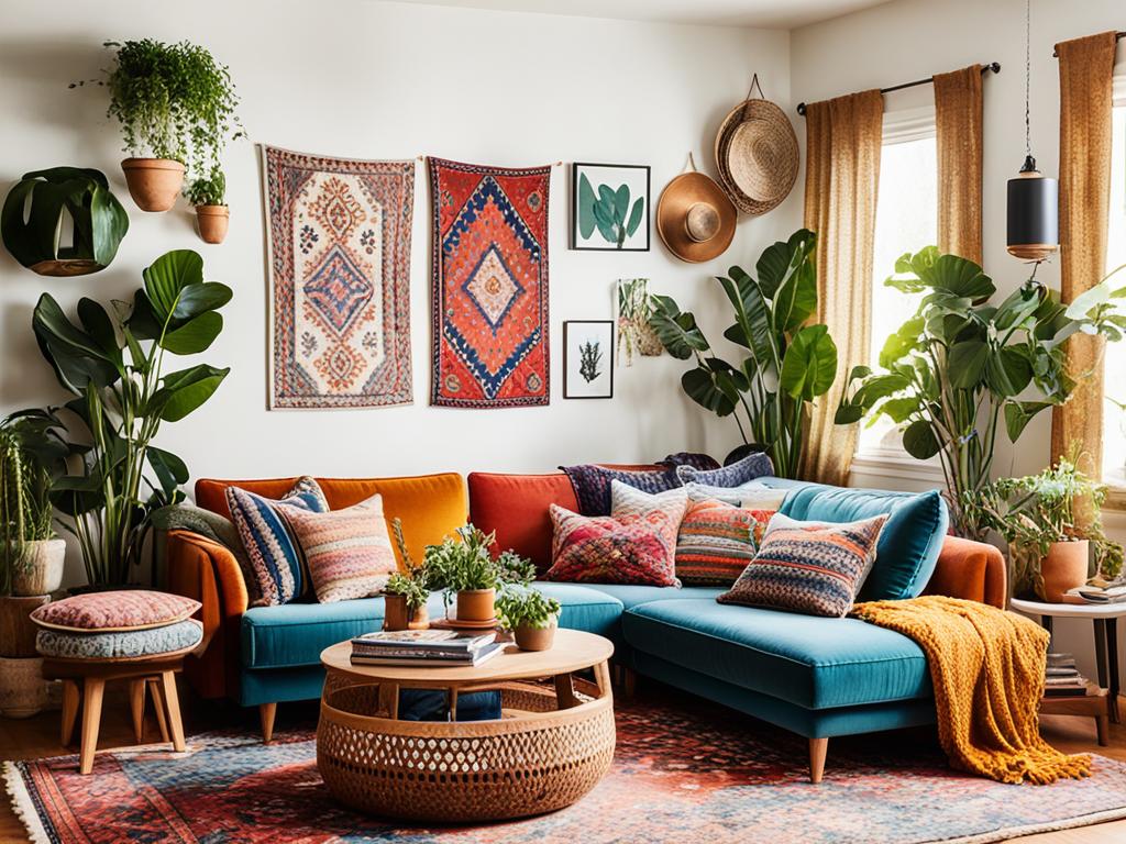 bohemian maximalist decor