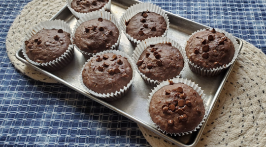 Muffin double chocolat et courgette
