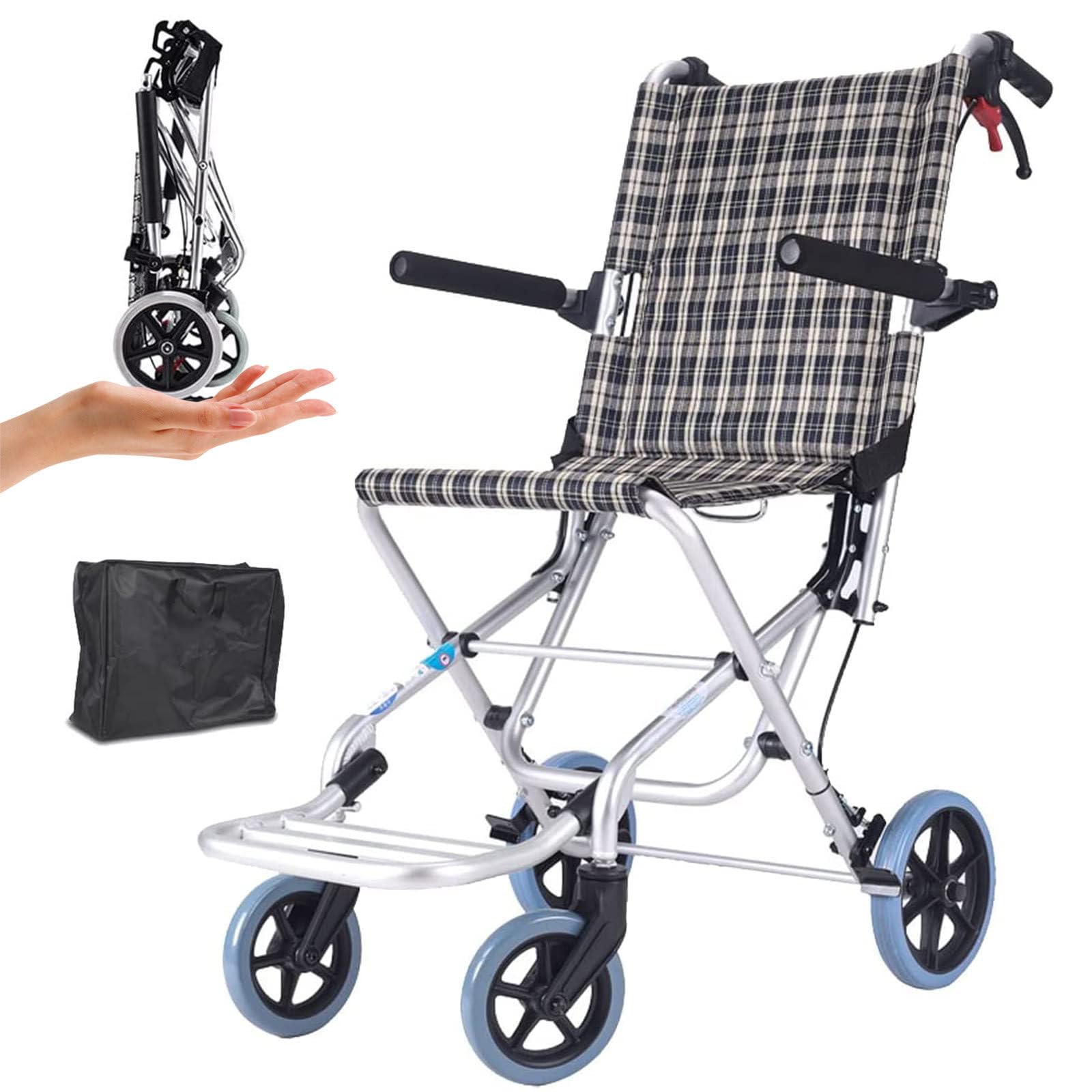 Cadeira de Rodas Portátil para Viagens UPIKIT