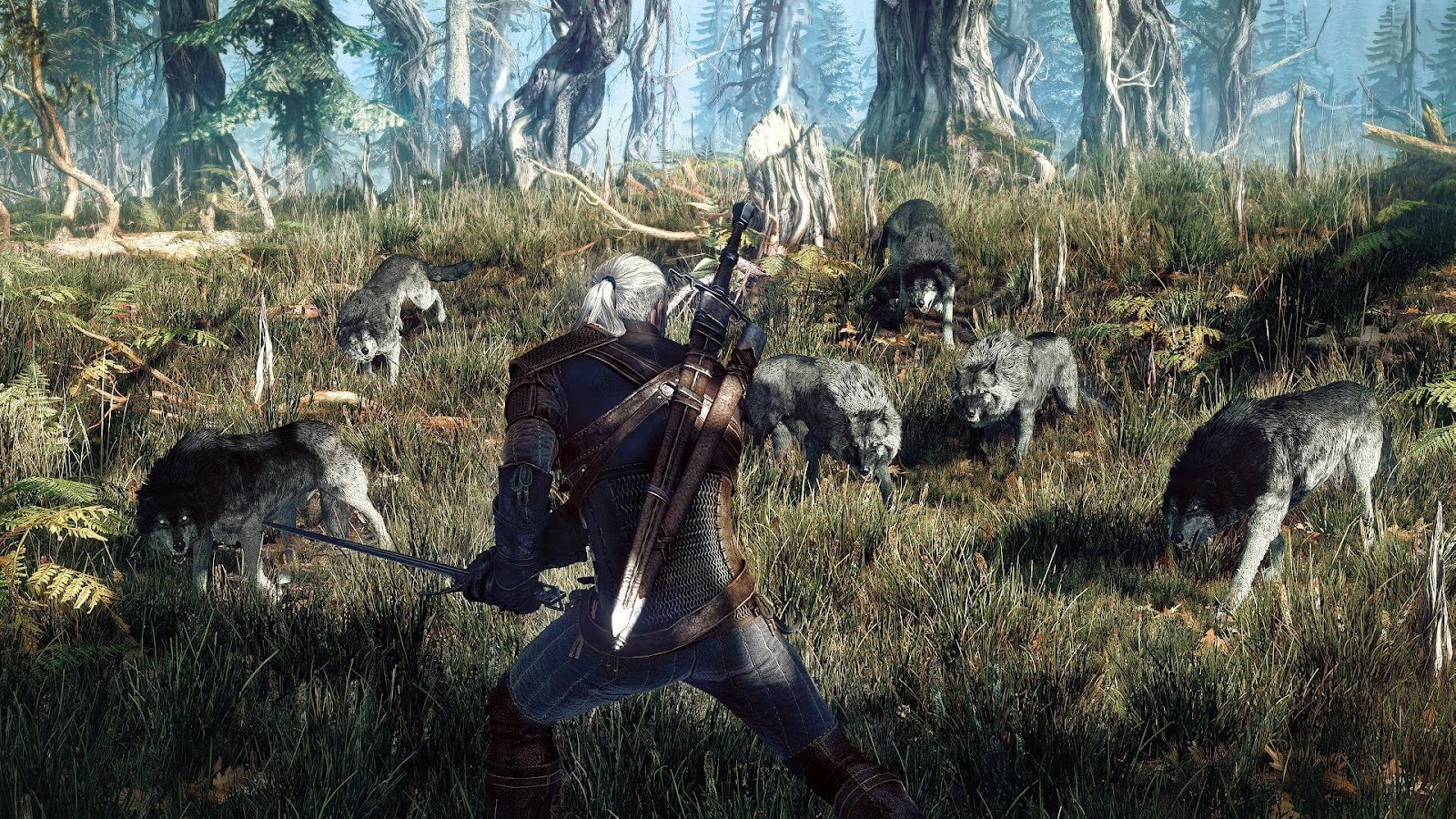 This mod for The Witcher 3 makes the wolves fight alongside Geralt