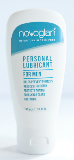Novoglan personal lubricant is a very high quality hypoallergenic water based lubricant formulated for men with foreskins. https://store.novoglan.com/products/novoglan-personal-lubricant-100ml.html