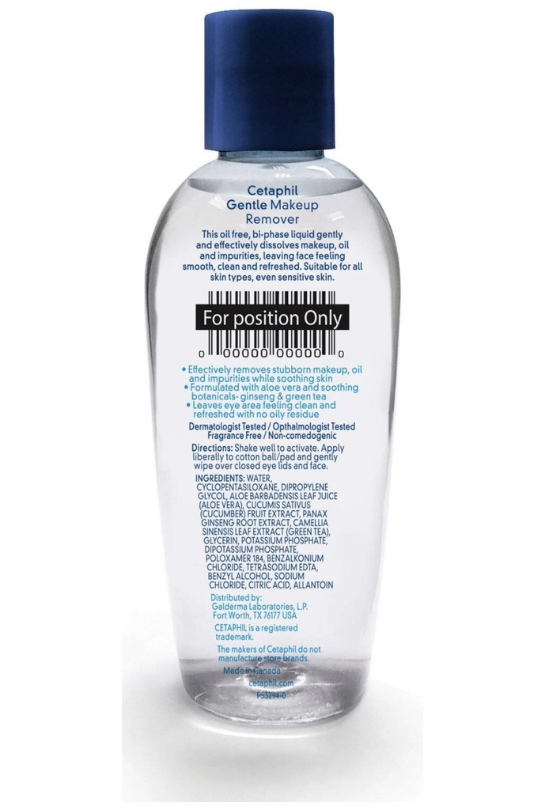 Thành phần của nước tẩy trang Cetaphil Gentle Makeup Remover