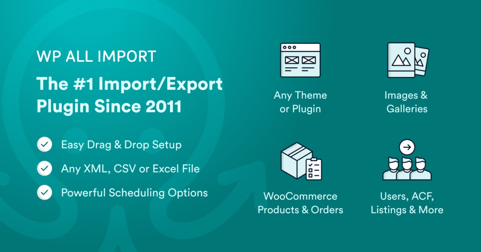 WordPress CSV Import Plugin WP All Import