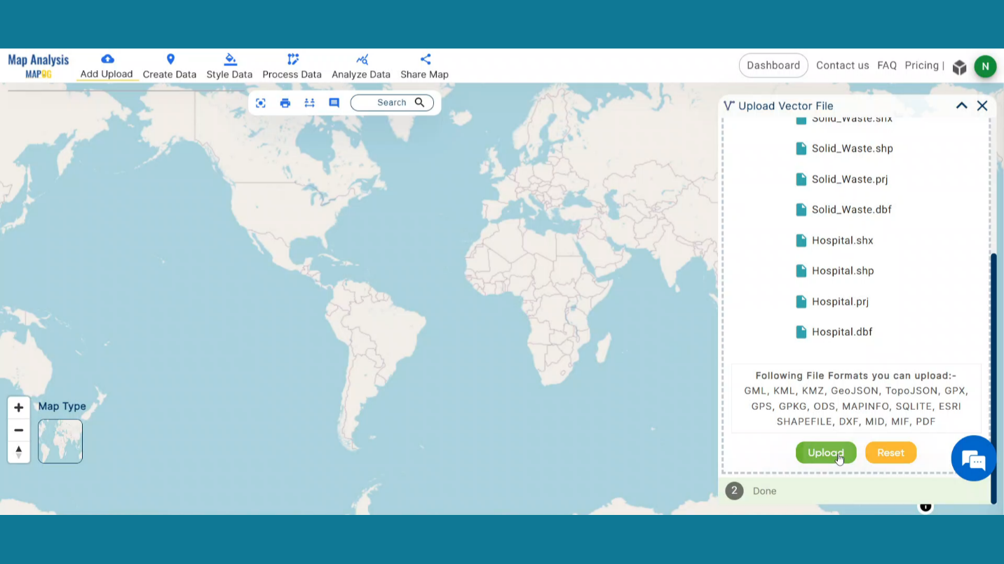 create gis map in healthcare 