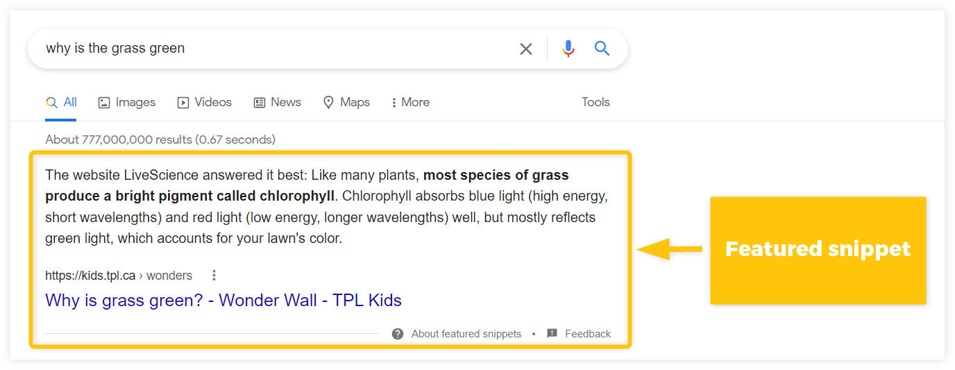 Featured Snippets and Zero-Click Searches