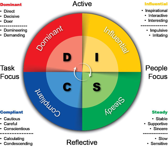 4. Hướng dẫn đọc biểu đồ DISC