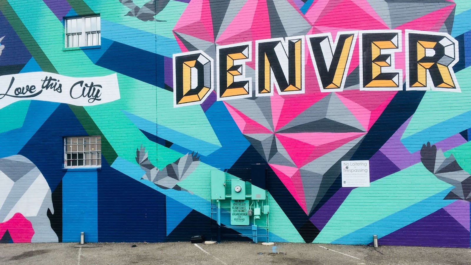 Love this City Denver Graffiti 