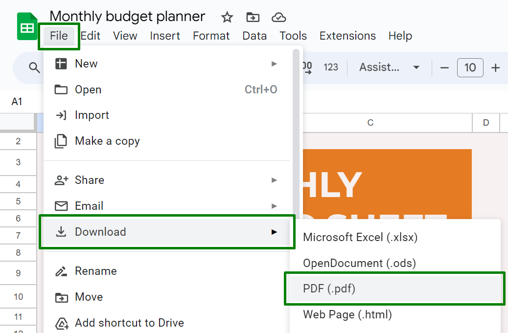 Exporting a Google Sheet to PDF – Why Do It via URL?
