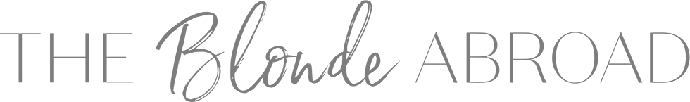 The Blonde Abroad Logo design