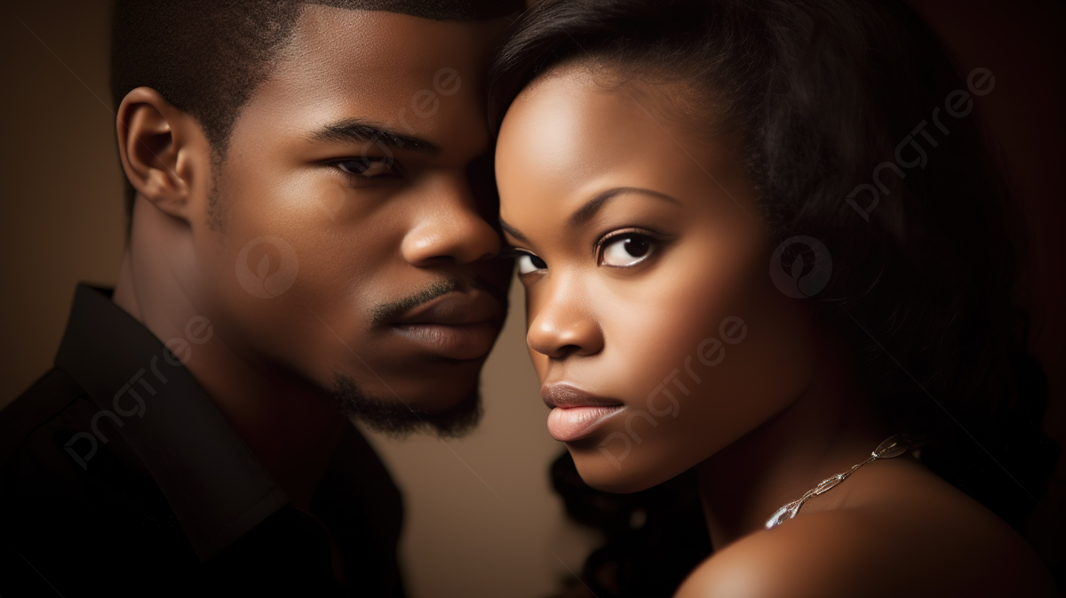 Black Couple Portrait Showing A Black Man And Woman Background, Black  Romantic Couple Picture, Romantic, Couple Background Image And Wallpaper  for Free Download